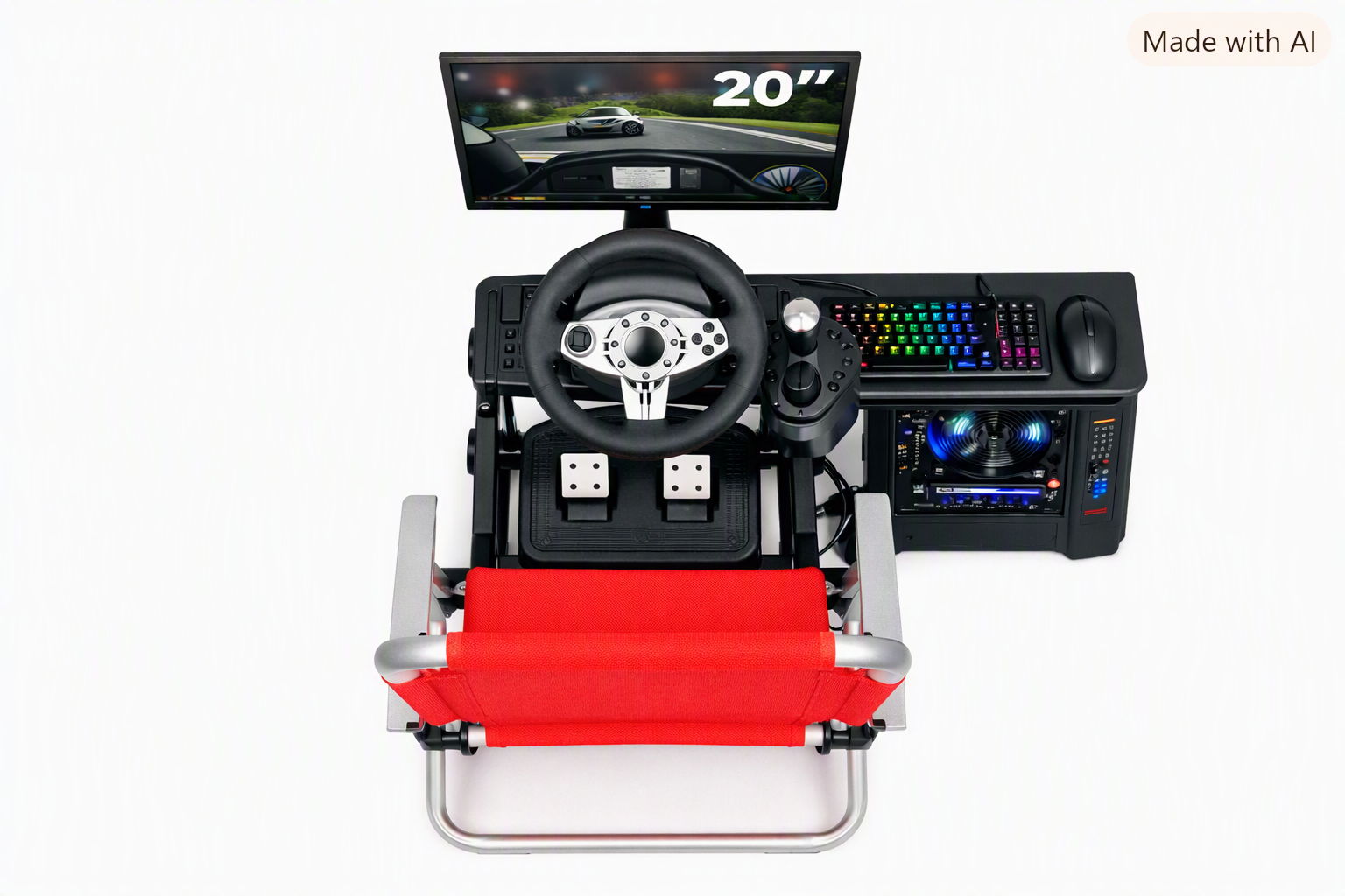 Simulador plegable vista 2