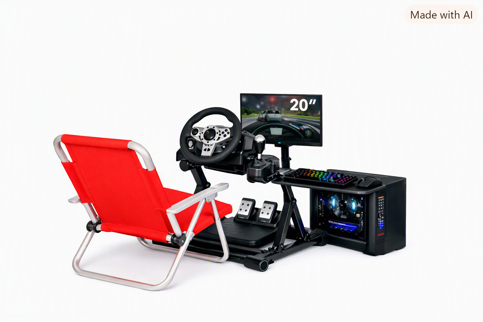 Simulador plegable vista 3