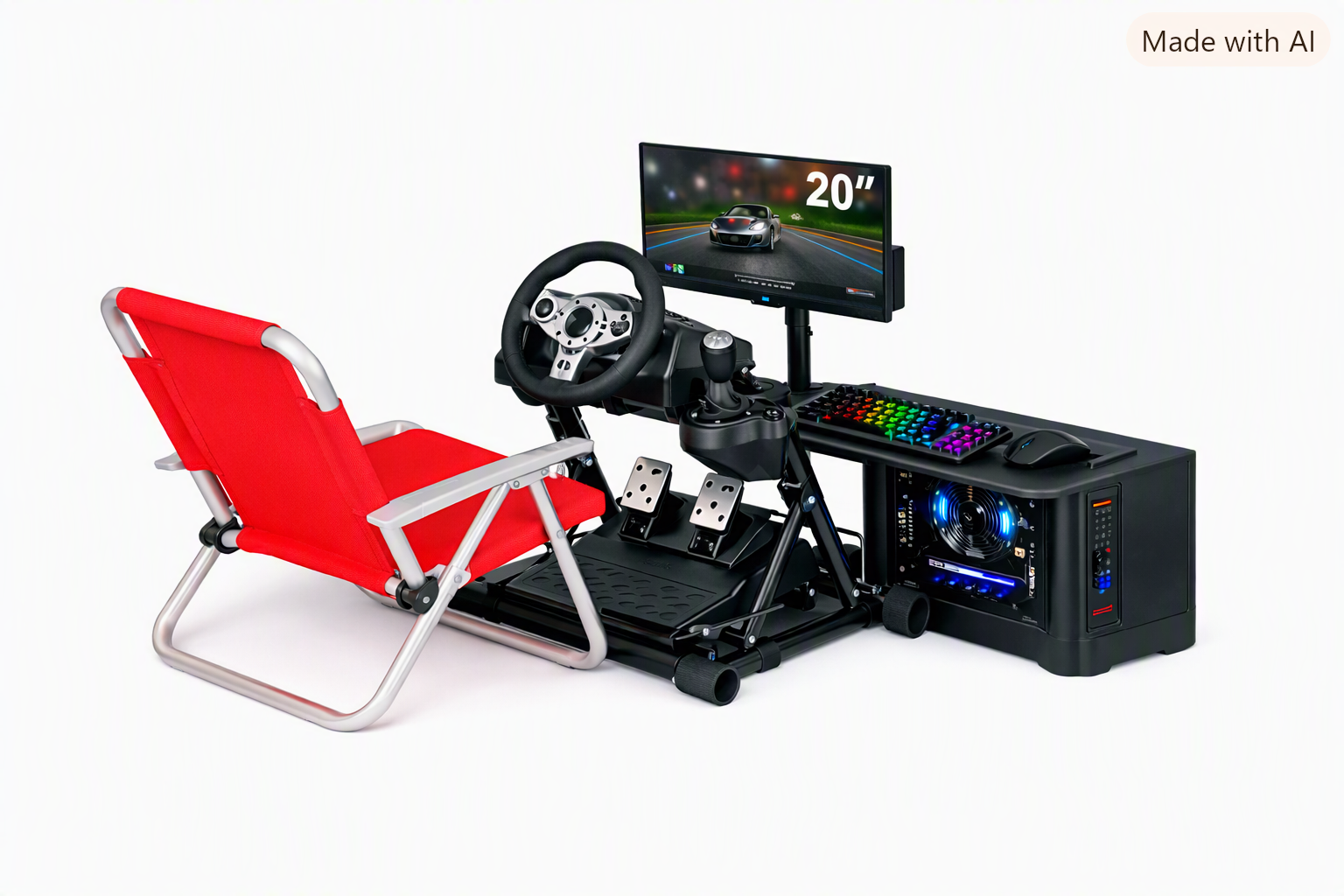 Simulador plegable vista 4